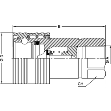БРС ISO A BSP 1 - D1 Розетка VSAA
