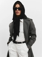 Косынка плотная замшевая