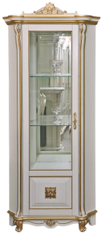 Шкаф с витриной «Алези Люкс» П1.349.0.13-01 (П350.13-01л)