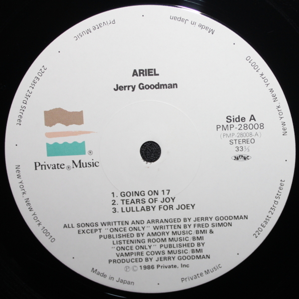 Jerry Goodman / Ariel (LP)