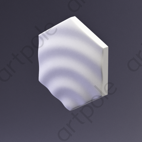 Гипсовые 3D панели Artpole Elementary HEKSA - 23 - 18 - HEKSA-drip