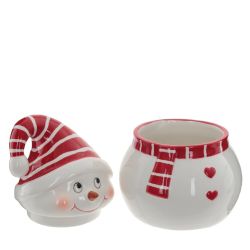 GAEM Емкость для сыпучих продуктов "Снеговик", 900 мл, L13 W13 H21 см