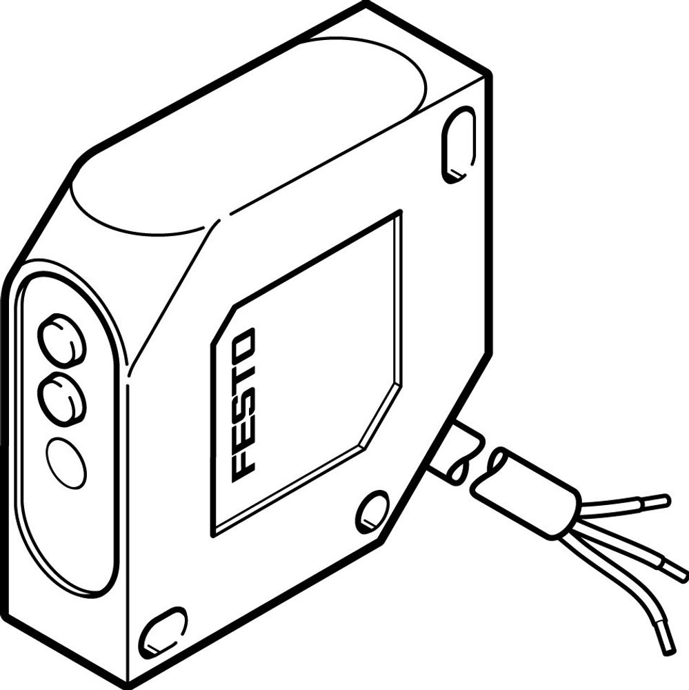 SOEL-RTH-Q50-NA-K-3L, Датчик положения оптический диффузионный