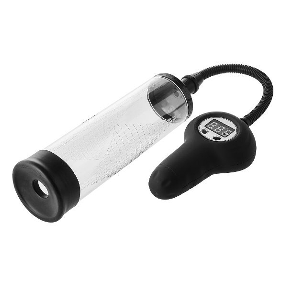 Прозрачная автоматическая вакуумная помпа Automatic Penis Pump (Цвет: прозрачный)