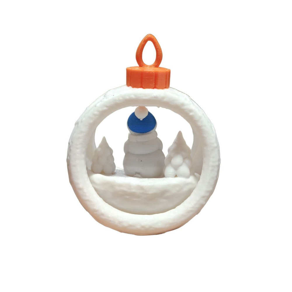 Ёлочная игрушка "Снеговик"