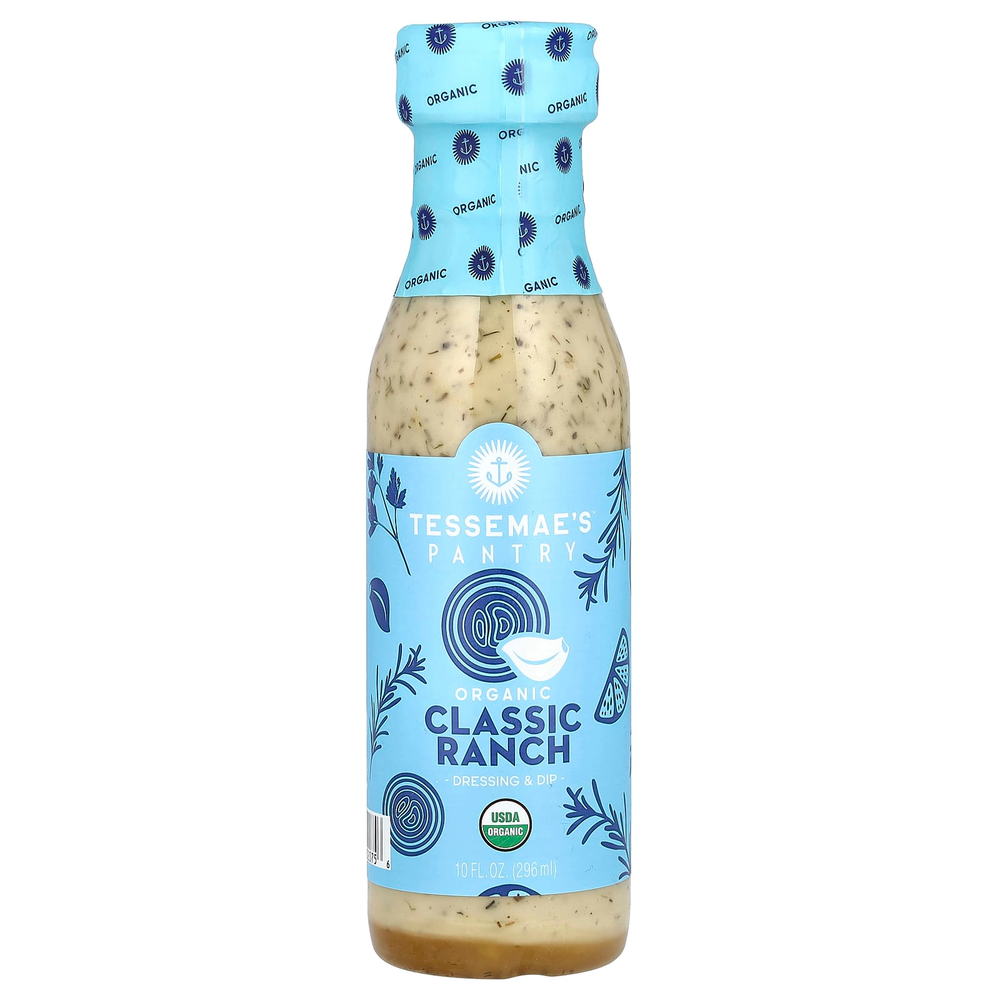 Tessemae's, Pantry, органическая заправка и соус, классическое ранчо, 296 мл (10 жидк. унц.)