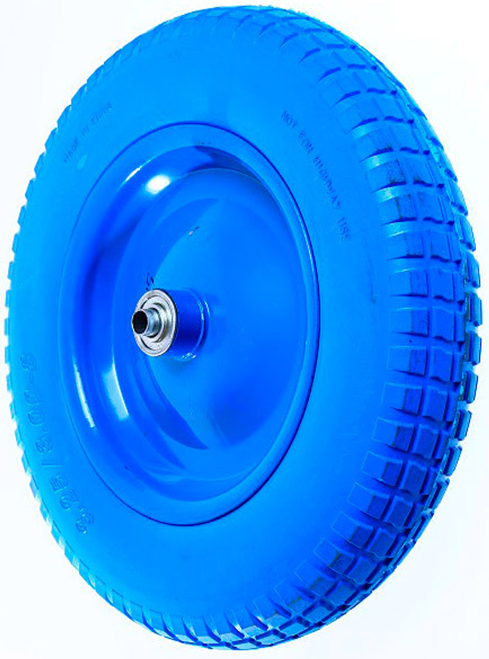 Колесо PU 3.25/3.00х80 D16/12 бескамерное ЭКОНОМ СИНЕЕ