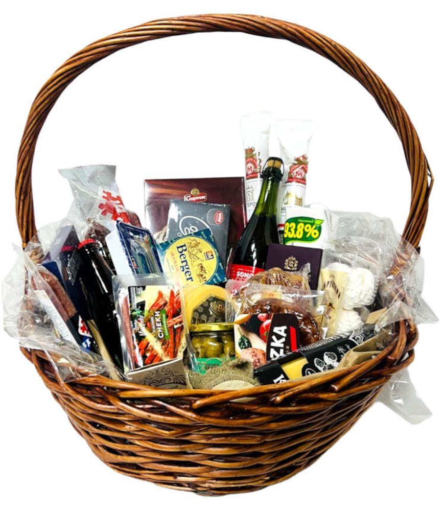 Подарочный продуктовый набор "Корзина Гигант" из белорусских продуктов - купить не дорого с доставкой по Москве