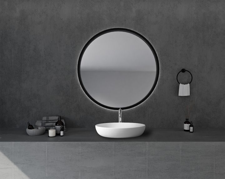 Раковина накладная ABBER Stein AS2619 белая матовая