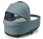 Коляска Cybex Talos S Lux TPE complete Aton B2 Dynamic Red Base One 4 в 1 Stormy Blue с дождевиками