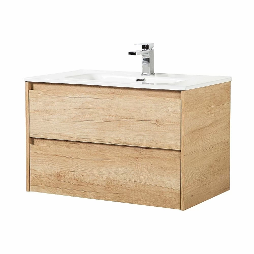Тумба с раковиной BelBagno KRAFT 100 2C-SO/LOV-1000-LVB Rovere Nebrasca Nature