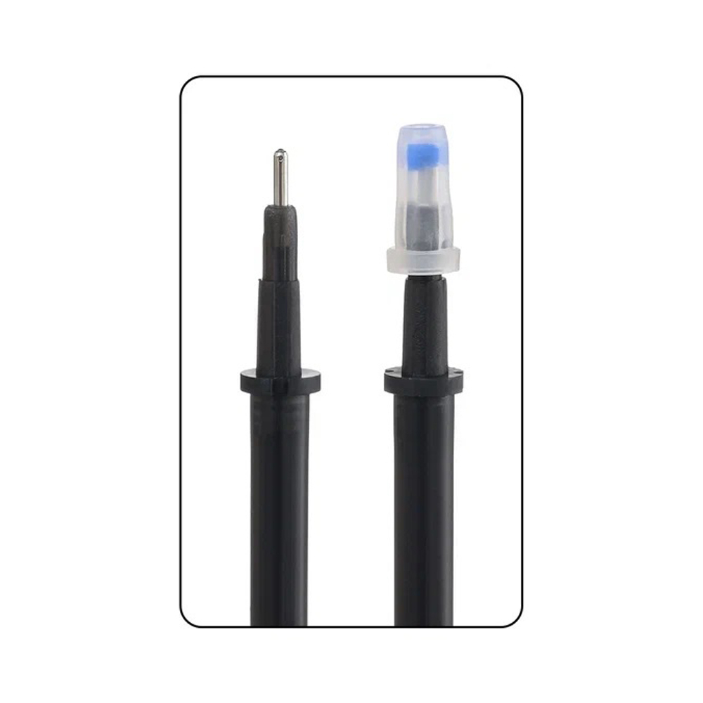 Стержень для гелевой ручки, пиши-стирай, Basir, чёрные чернила, 0,5 mm, 20 шт