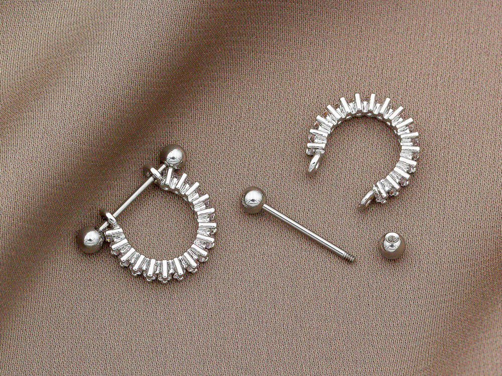 Украшение для пирсинга, 16х12мм