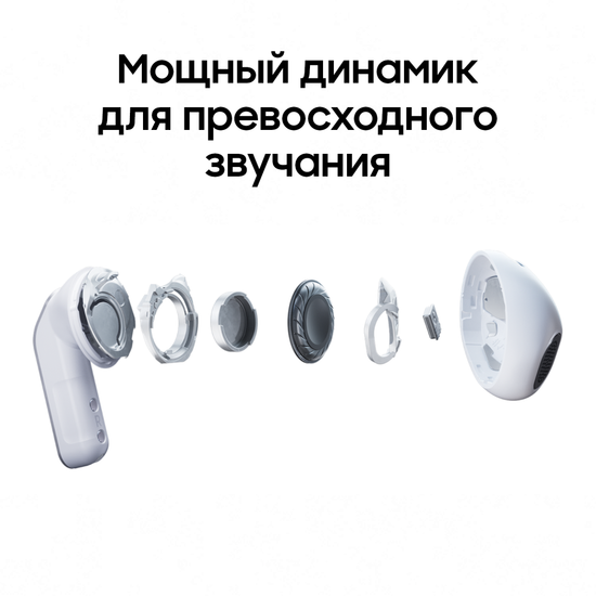 Наушники Samsung Galaxy Buds4 белые
