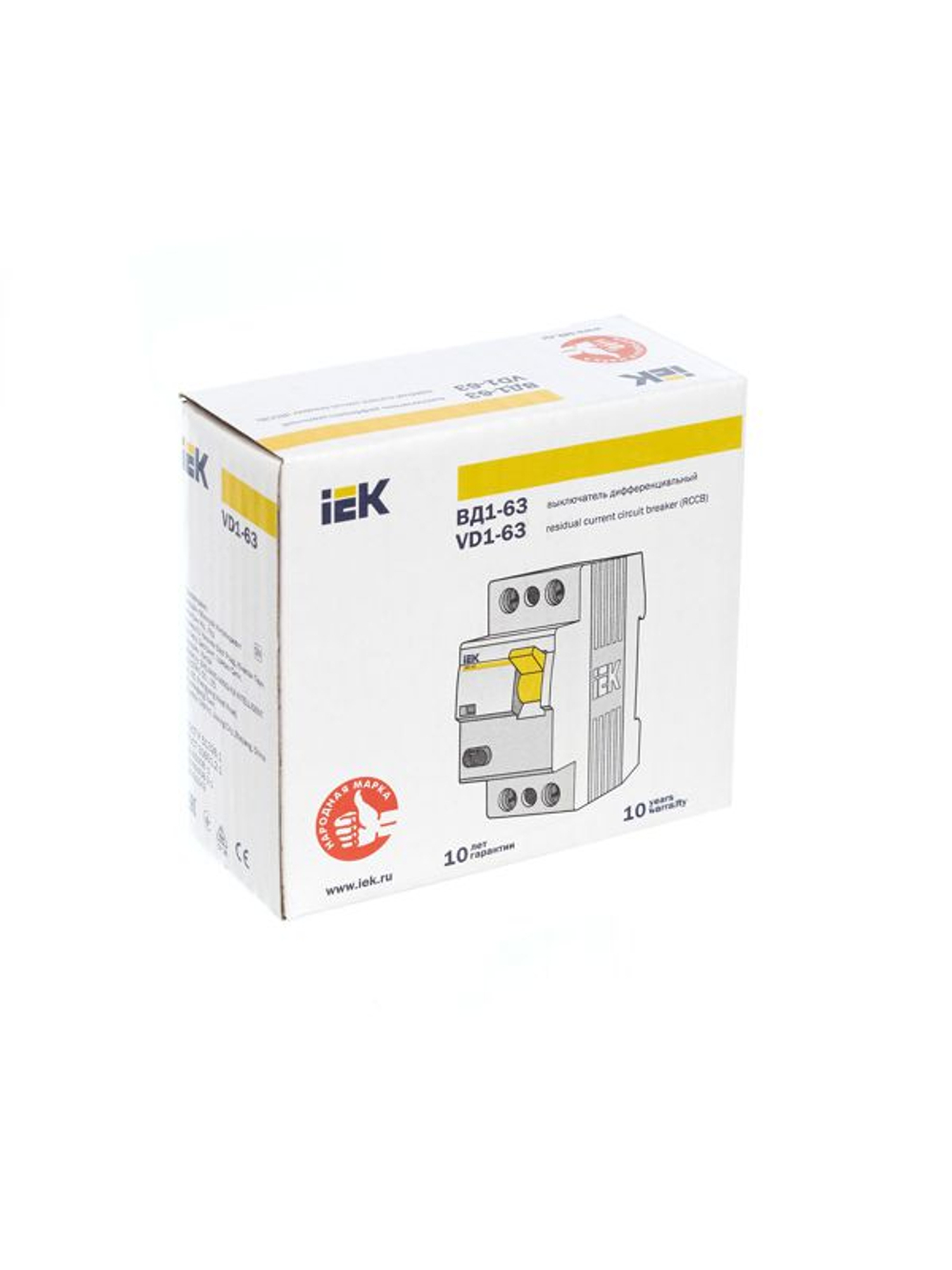 Выключатель дифференциального тока (УЗО) 2п 32А 100мА тип AC ВД1-63 KARAT IEK MDV10-2-032-100