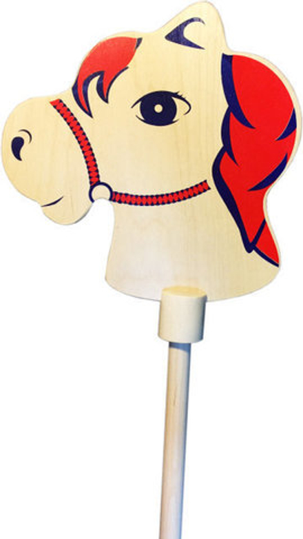 Деревянная лошадка-скакалка