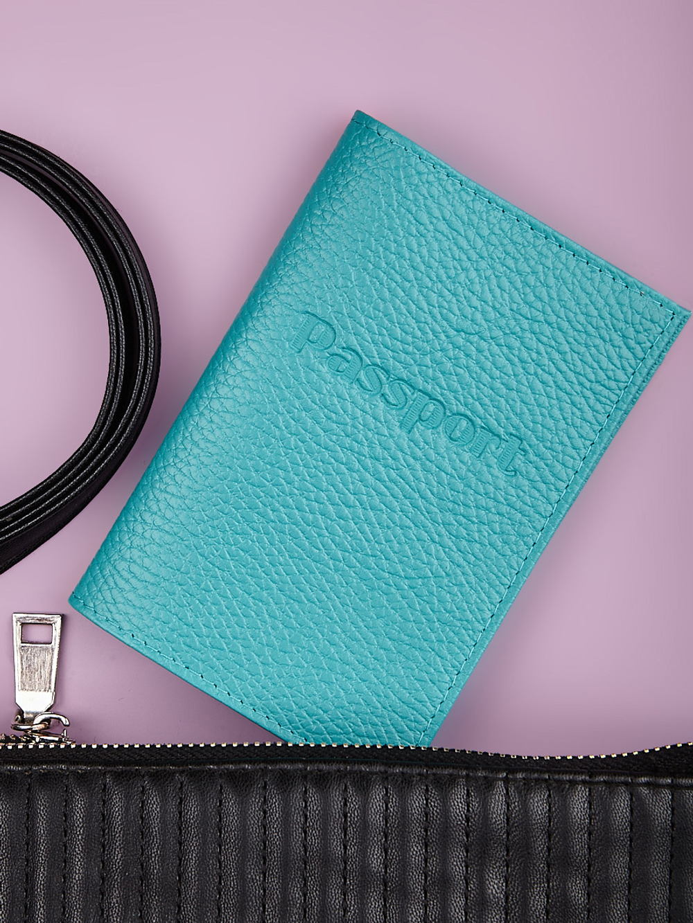 Обложка на паспорт кожаная