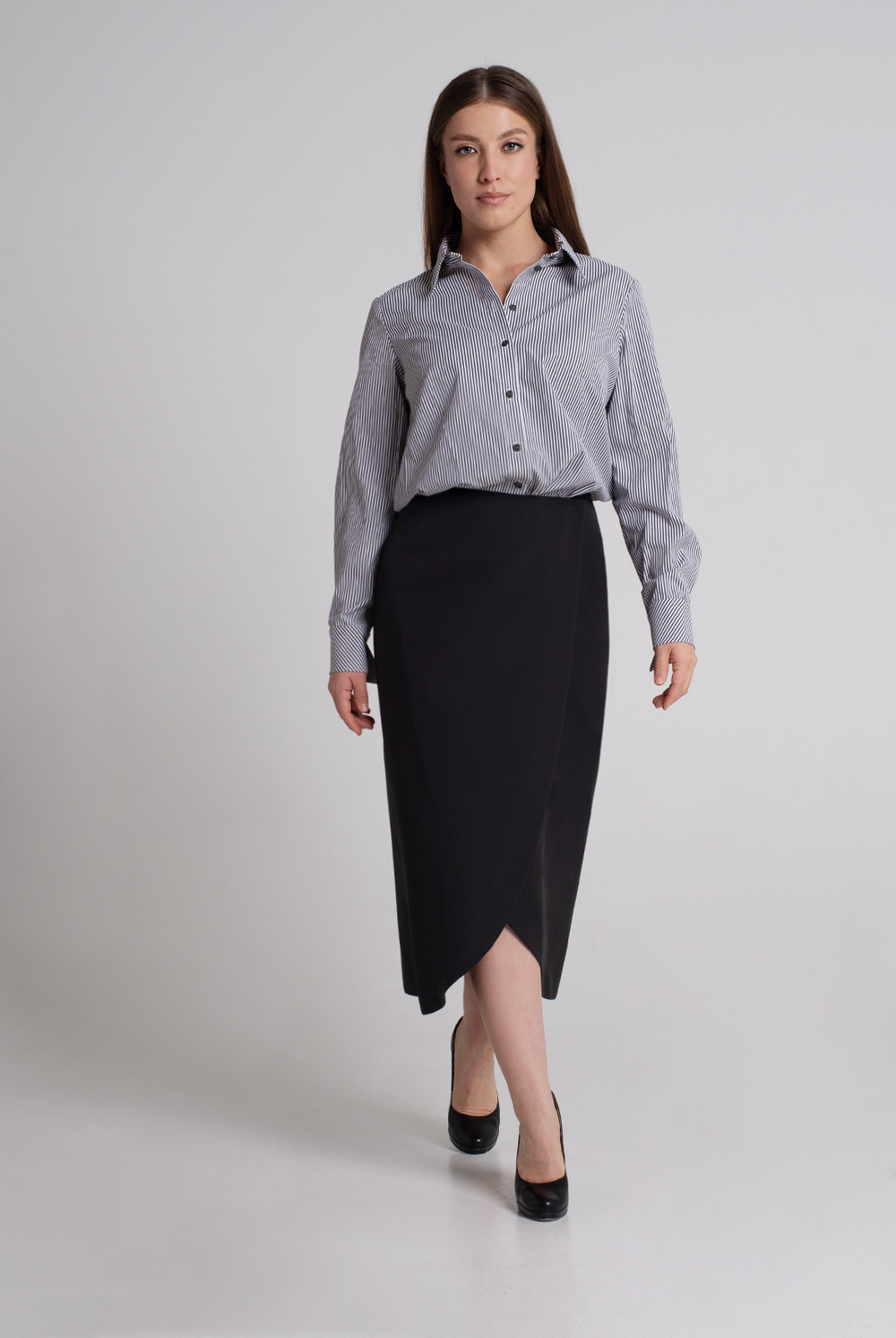 Юбка женская 4546АПА, черный #85Ч014546АПА