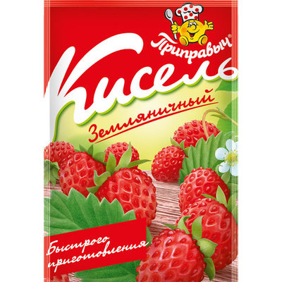 кисель Земляника 110гр (1х25) Приправыч