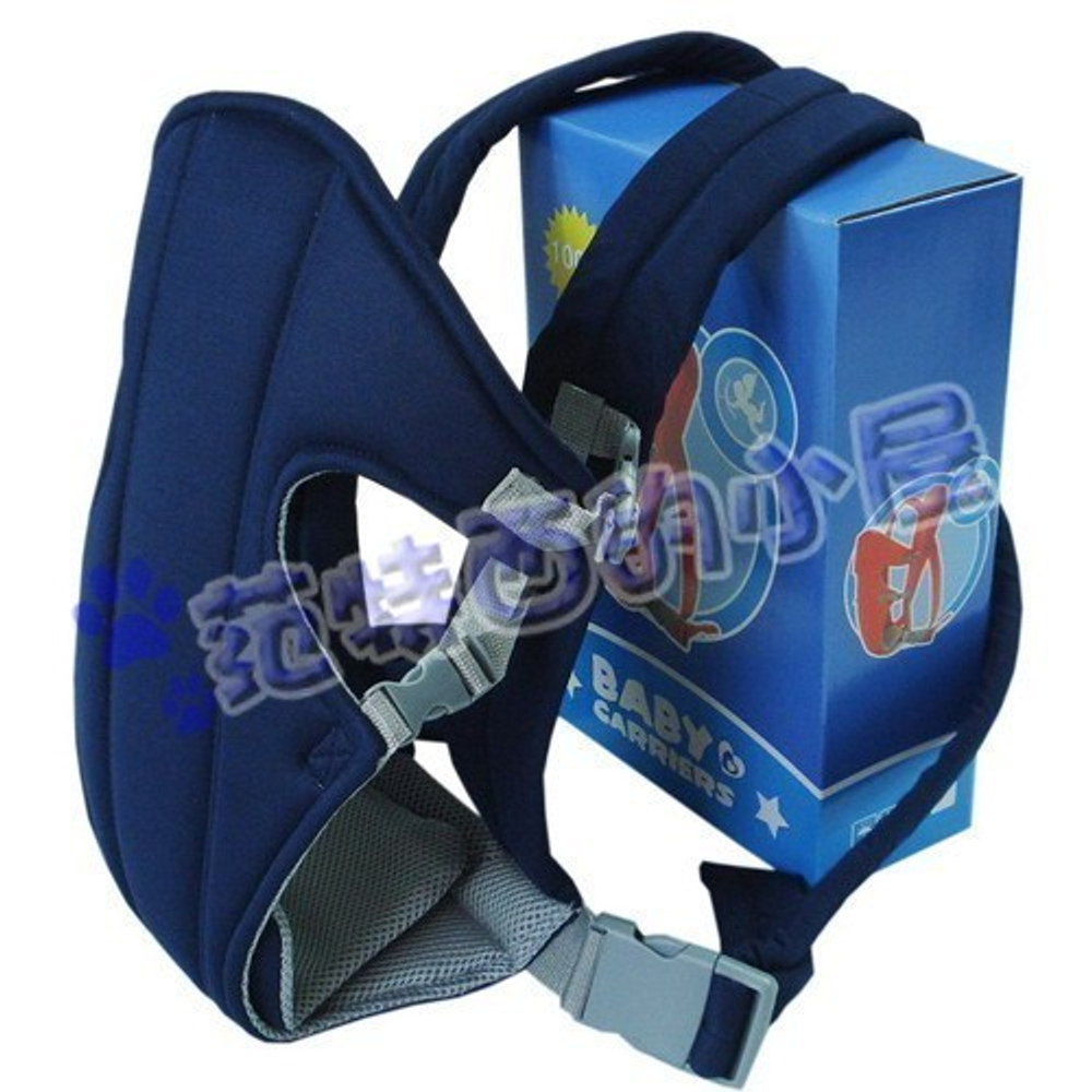 Рюкзак-кенгуру однотонный с перекрещенными лямками