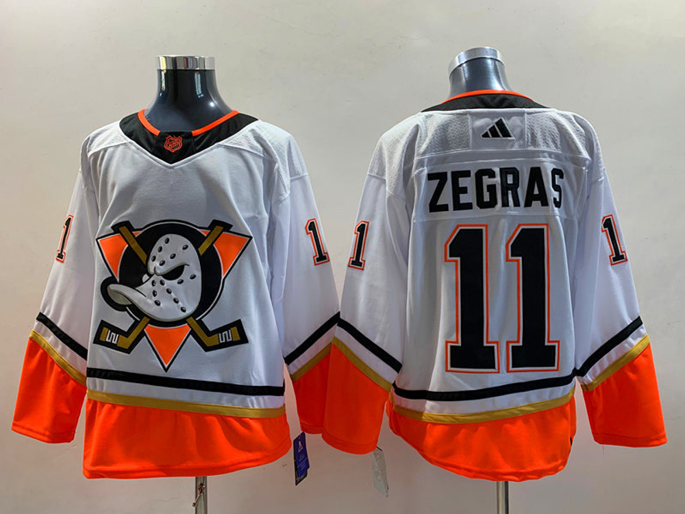 Купить хоккейный свитер НХЛ  Тревора Зеграса Anaheim Ducks в Москве - ADIDAS REVERSE RETRO 2022