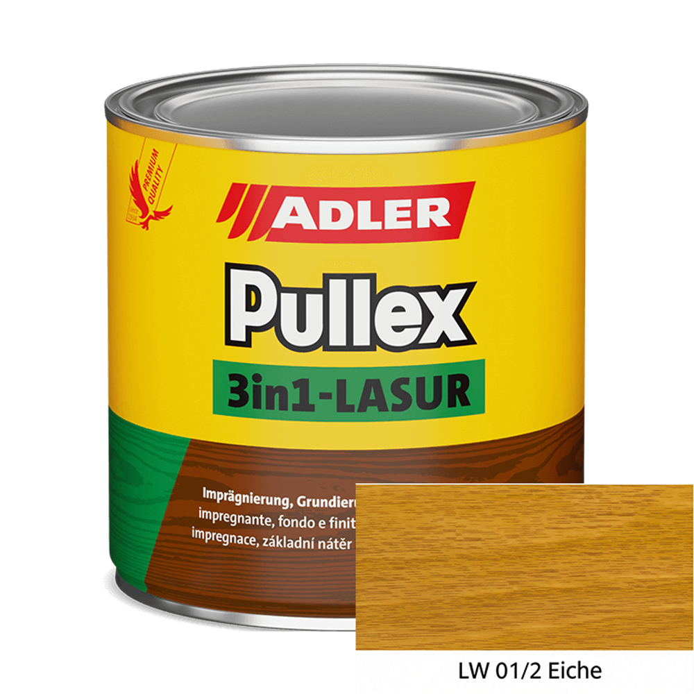 Pullex 3in1-Lasur — пропитка, грунтовка, финиш | Adler (Австрия)