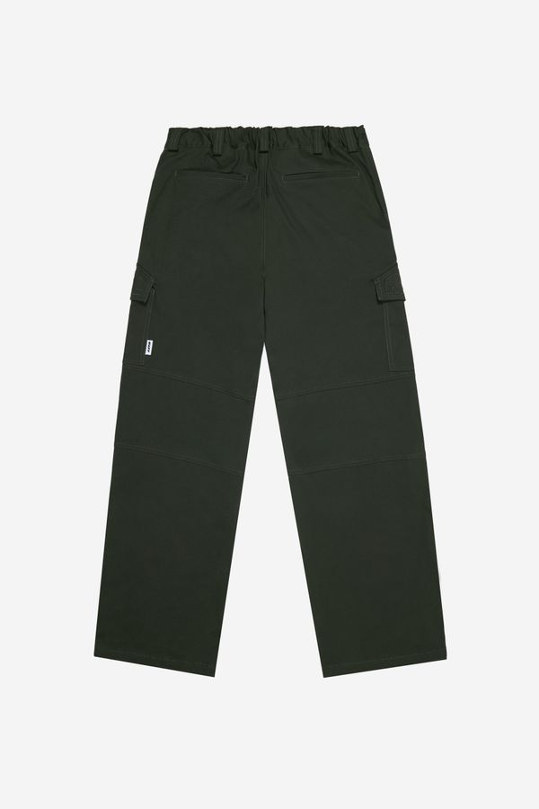 Брюки Cargo темно-зелёные - фото 9