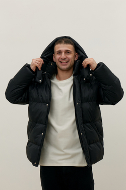 Пуховик MAN, черный