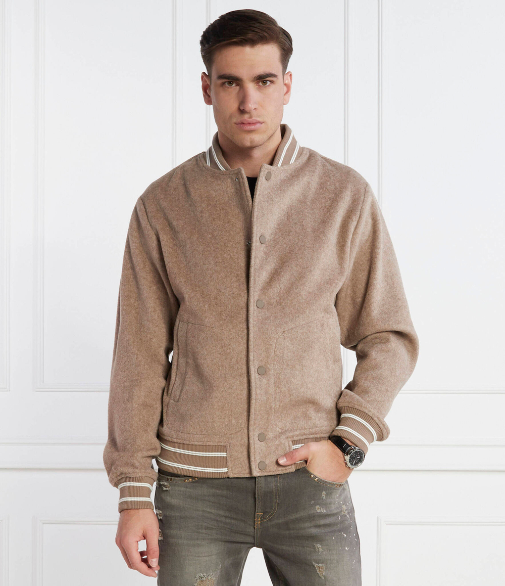 Куртка бомбер GUESS - бежевый(M4RL39 WFWS2)