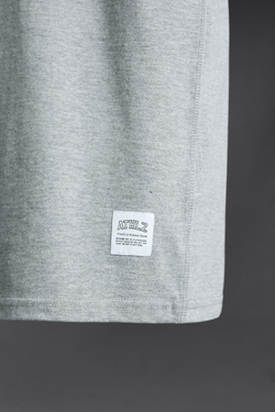 ZARA МАЙКА, СЕРЫЙ С МЕЛАНЖЕВЫМ ЭФФЕКТОМ