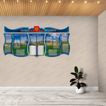 Комплект патриотических стендов Наша Родина с карманами А4 и перекидной системой 2307