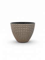 Кашпо Этно диаметр 22см х высота 17см, 4л