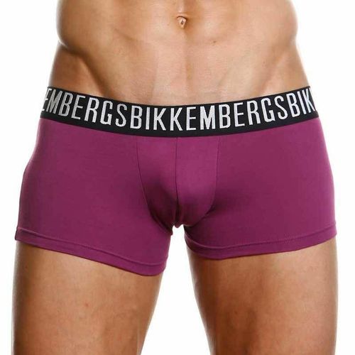 Мужские трусы боксеры сиреневые Bikkembergs Burgundy Trunks