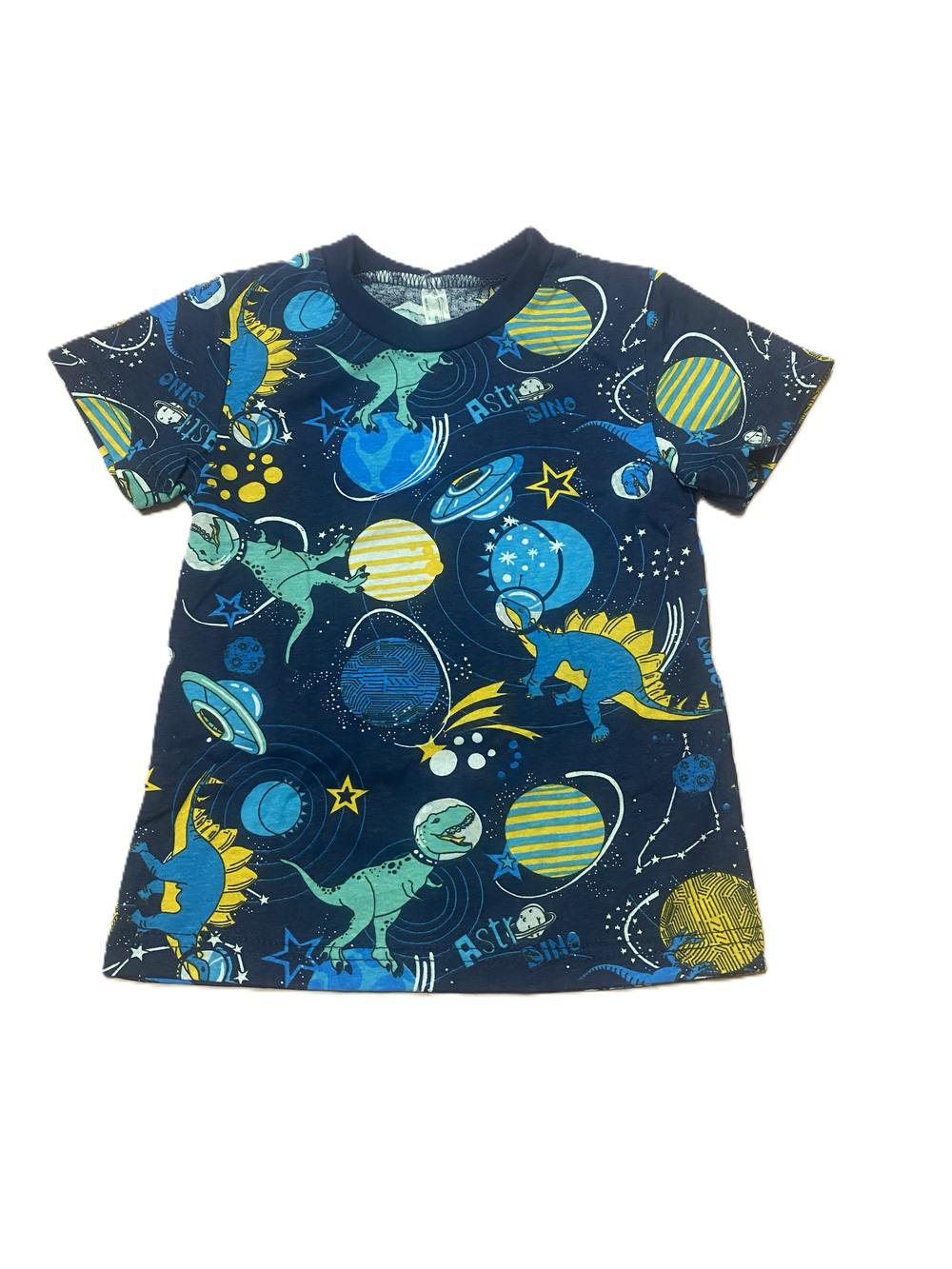 Футболка на мальчика из кулирки (100% хлопок) на рост 104 см