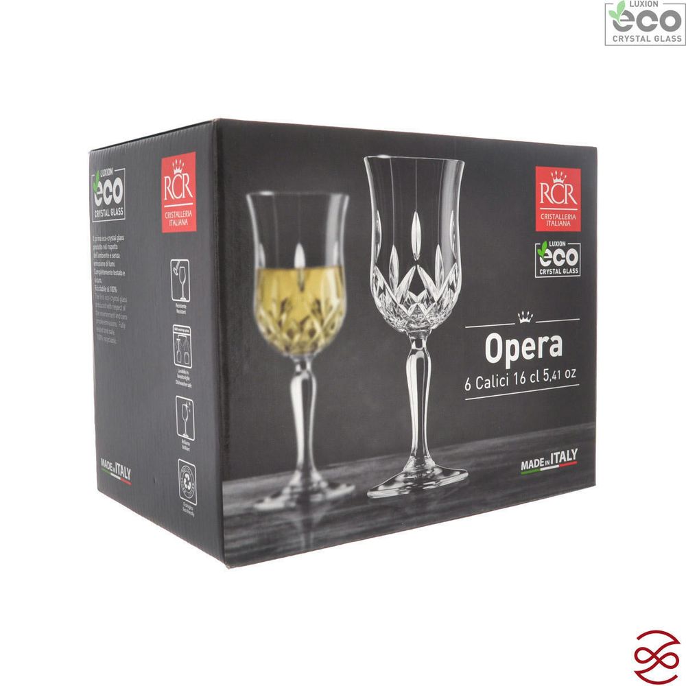 Набор фужеров для вина RCR Opera 160 мл (6 шт)
