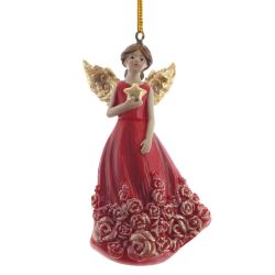 GAEM Фигурка декоративная подвеная "Ангел", L5 W3,5 H9,5 см, 2в.