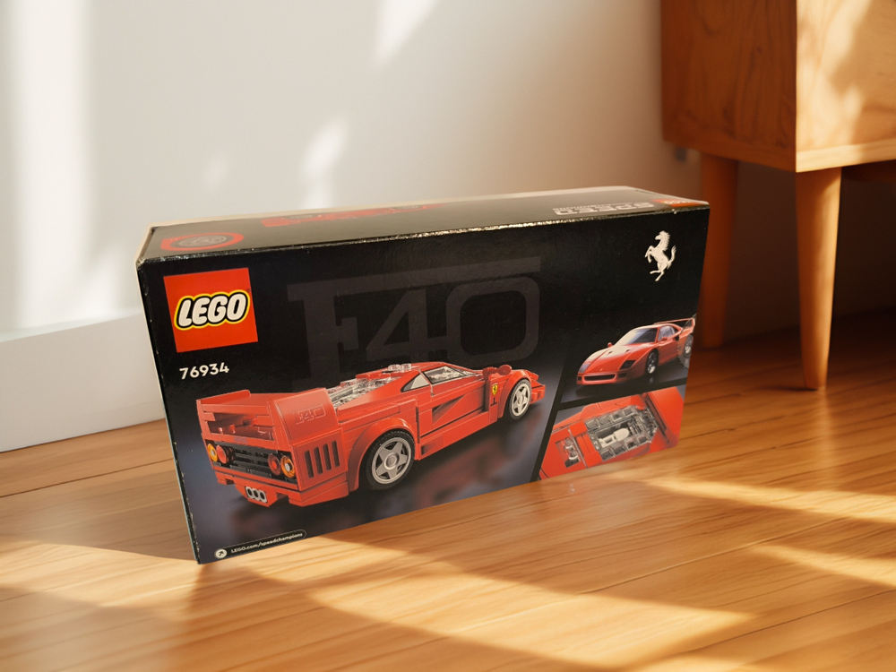 LEGO Speed Champions 76934 «Суперкар Ferrari F40» — культовая модель коллекции