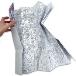 Карта-раскраска «Лондон»