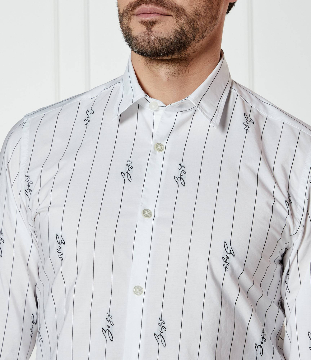 Рубашка C-ROAN-kent-C1-243 BOSS BLACK - белый(50535411)