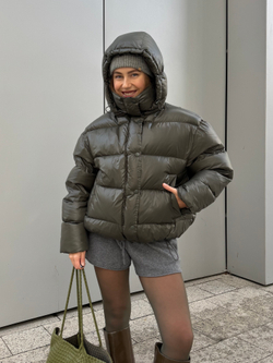 Пуховик Стокгольм зеленый