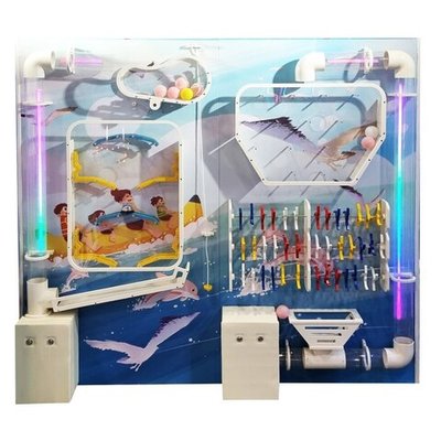 Интерактивная стена с пневмолабиринтом "Пневмо забавы"