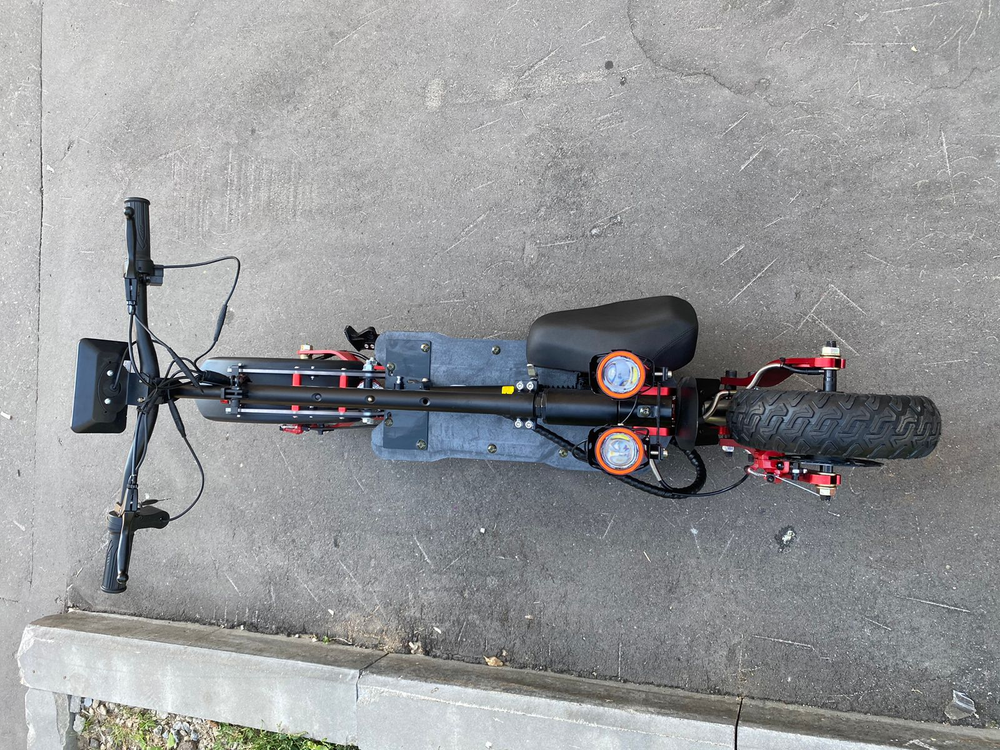 Электросамокат ZAXBOARD Hunter V5 MOTO AQUA TEM-245