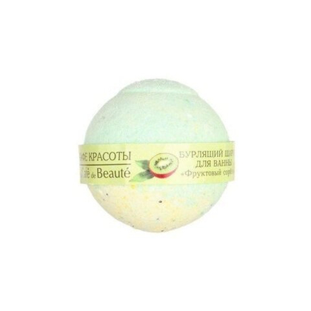 Кафе красоты Шар бурлящий для ванны Фруктовый сорбет, 120 гр