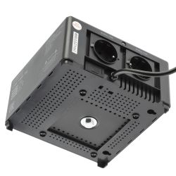 Стабилизатор напряжения ЭРА CНК-1500-УЦ компактный универсальный, 140-260В/220В, 1500ВА | Компактные