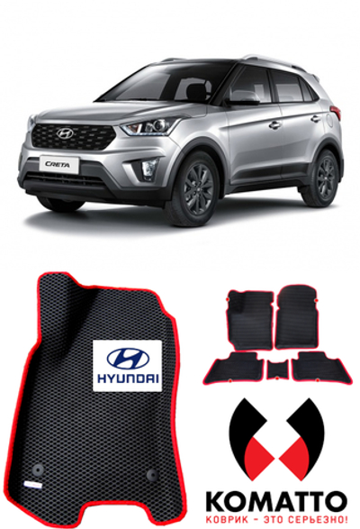 Автоковрики для Hyundai Creta, 1 поколение (2016-2021)