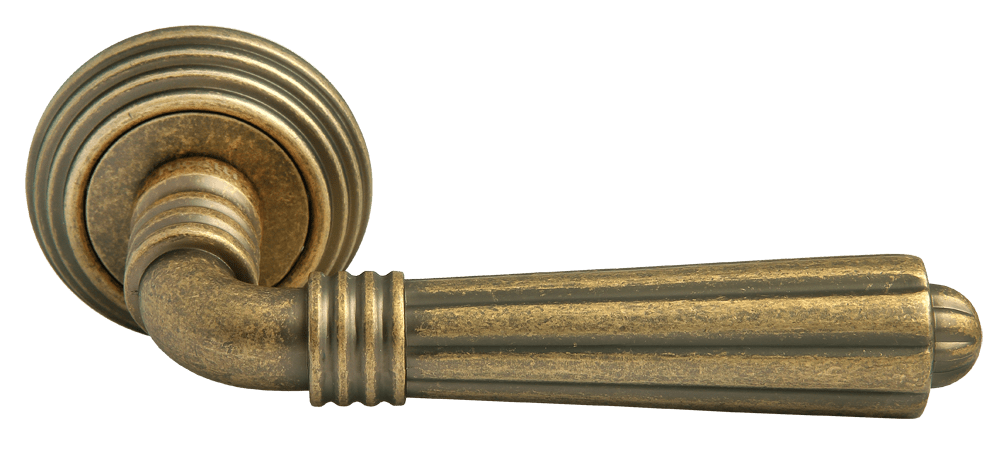 Дверные ручки Rucetti RAP-CLASSIC-L 5 OMB Цвет - старая античная бронза