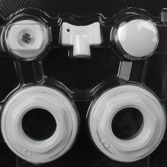 Монтажный комплект Rommer 3/4" с 2-мя кронштейнами 11 в 1 (RAL 9016)