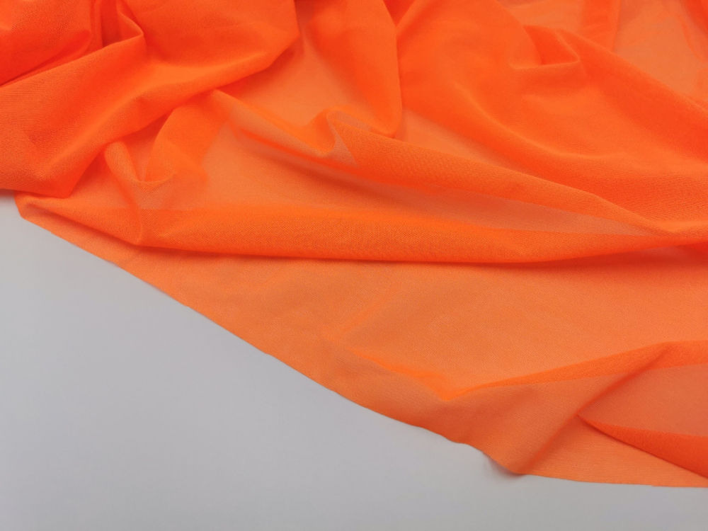 Эластичная сетка, Турция, оранжевый, 70 г/м2, (Арт: EST-2438)