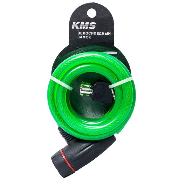 Велозамок KMS 12*1500 мм. с ключом