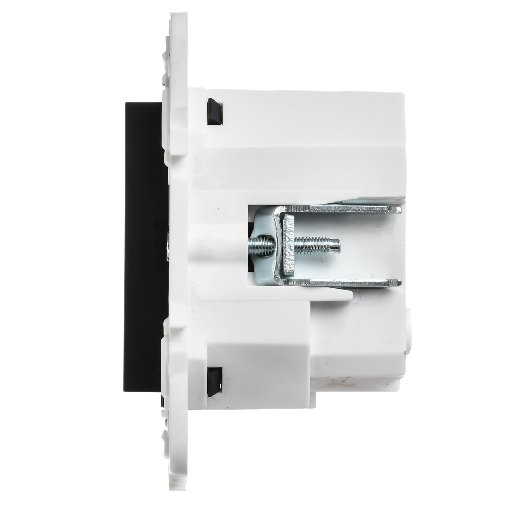 SKANDY Розетка с заземлением с защитными шторками 16А с USB C 18Вт SK-R17T титан IEK